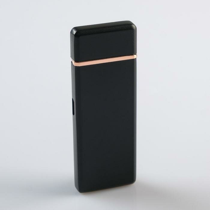 Зажигалка электронная "Самый лучший", USB, спираль, 3 х 7.3 см, черная 5244318 - фотография № 3