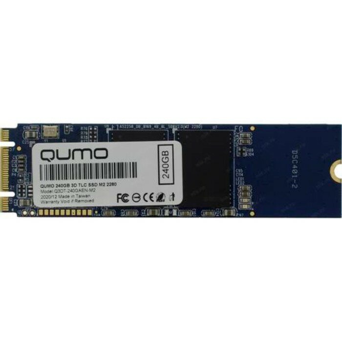 SSD накопители Qumo Накопитель SSD QUMO Novation Q3DT-128GAEN-M2, 128Гб, PCI-E x4, M2