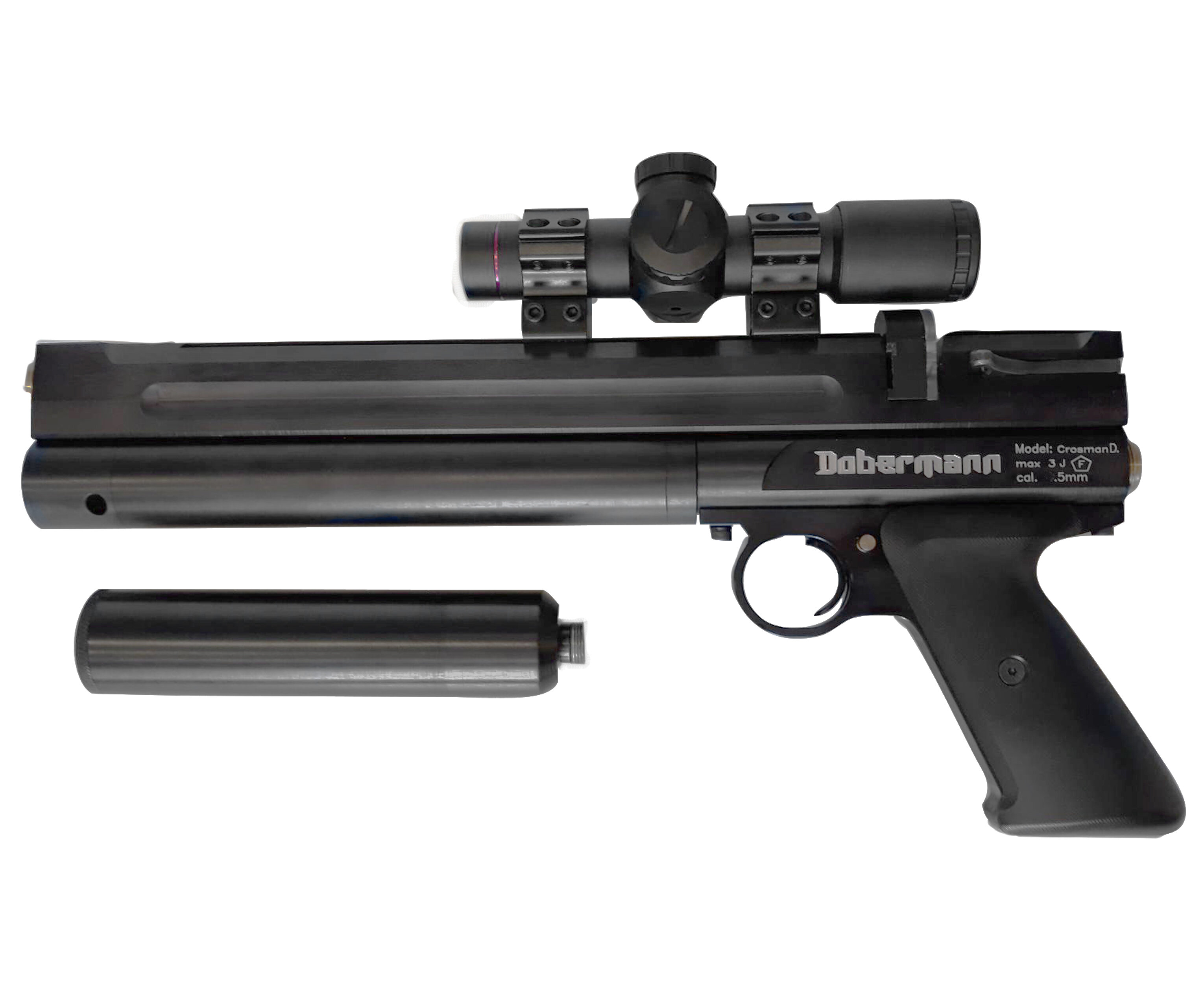 Пневматический пистолет Доберман 350 Эксцентрик 5.5 мм (200 мм) - фотография № 9