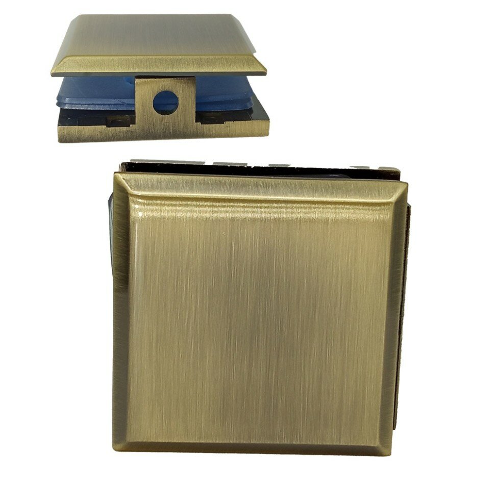 фото Коннектор стена-стекло 90º KAP43807 (1отв.) для душевой кабины, бронза