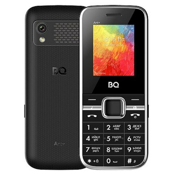 Смартфоны и мобильные телефоны BQ Телефон сотовый Bq 1868 Art+ Black (2 Sim)