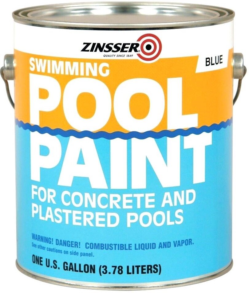 ZINSSER Pool Paint Краска для бассейнов, синий (3,78л)