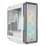 iCUE 5000T RGB CC-9011231-WW Tempered Glass Mid-Tower Smart Case, White (645184) - изображение