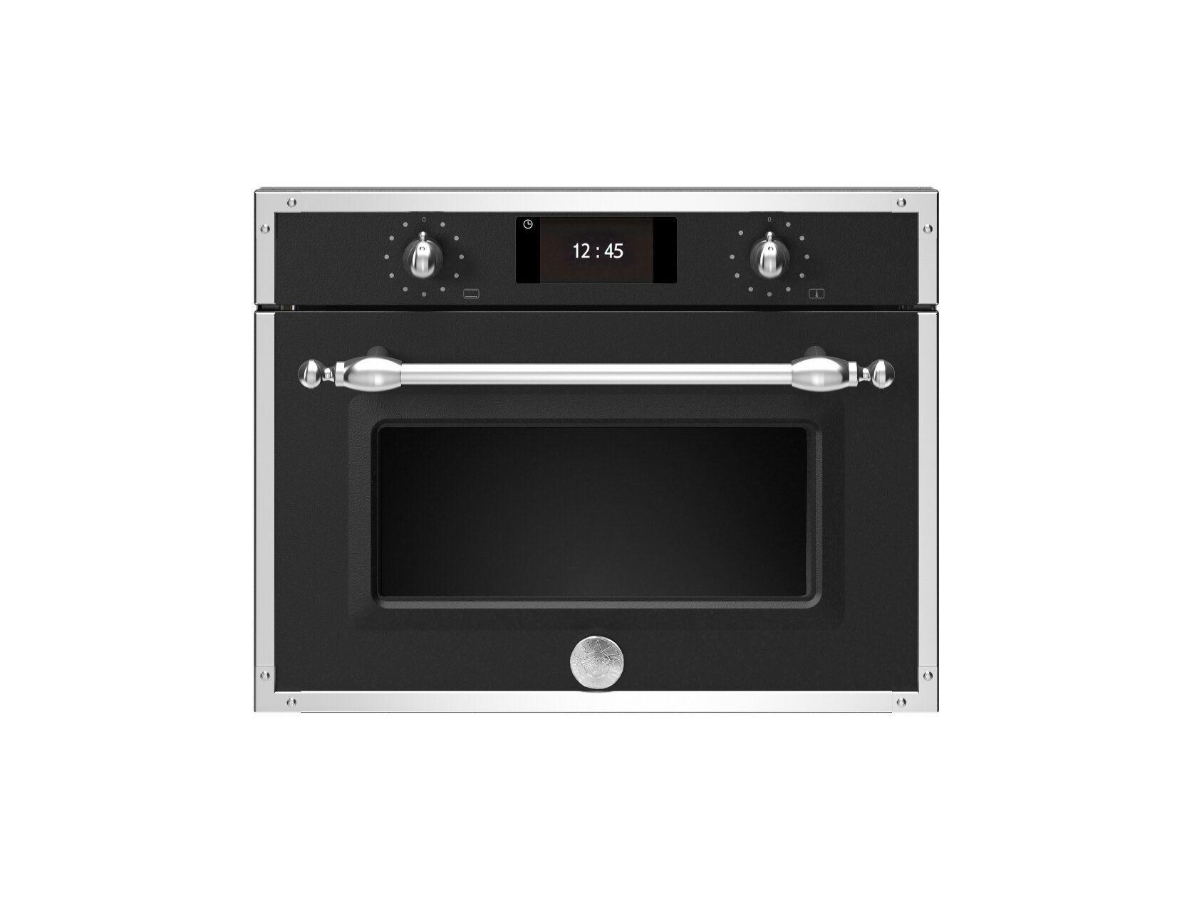 F457HERVTAC Компактный духовой шкаф Bertazzoni, комбинированный с пароваркой, 60x45 см Слоновая кость / медь - фотография № 2