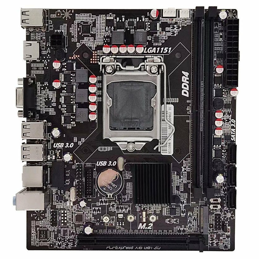 Материнская плата ZCZF H110B4, Socket1151, mATX, Retail