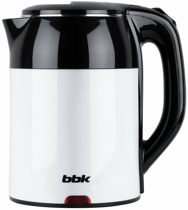 Чайник BBK EK1709P, черный/белый