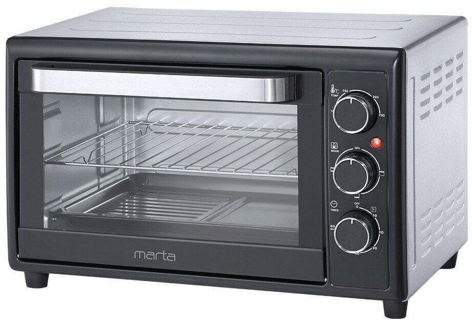 Мини-печь Marta MT-4260 серый жемчуг