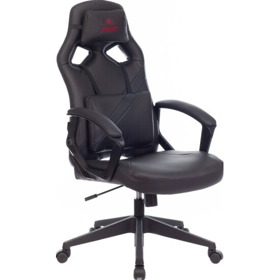 Кресло геймерское Zombie Driver черный эко. кожа с подголов. крестов. пластик