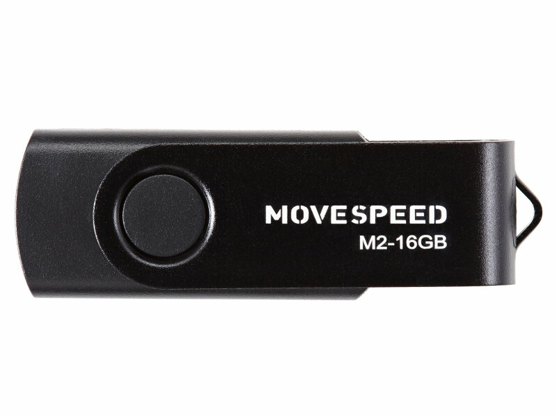 USB Flash Drive 16Gb - Move Speed M2 Black M2-16G
