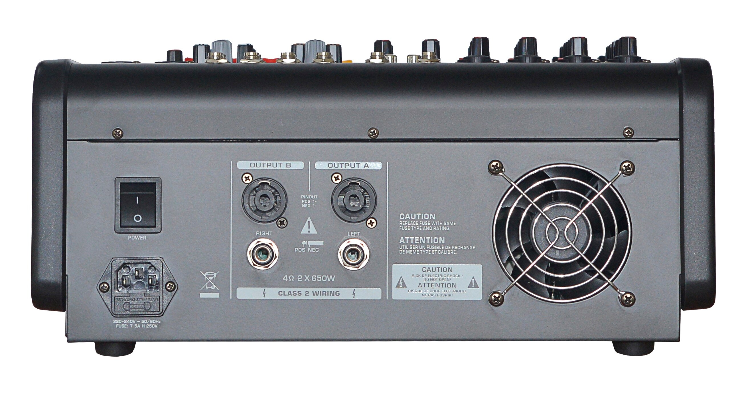 Микшерный пульт 8-канальный SVS Audiotechnik mixers PM-8A — фото 2
