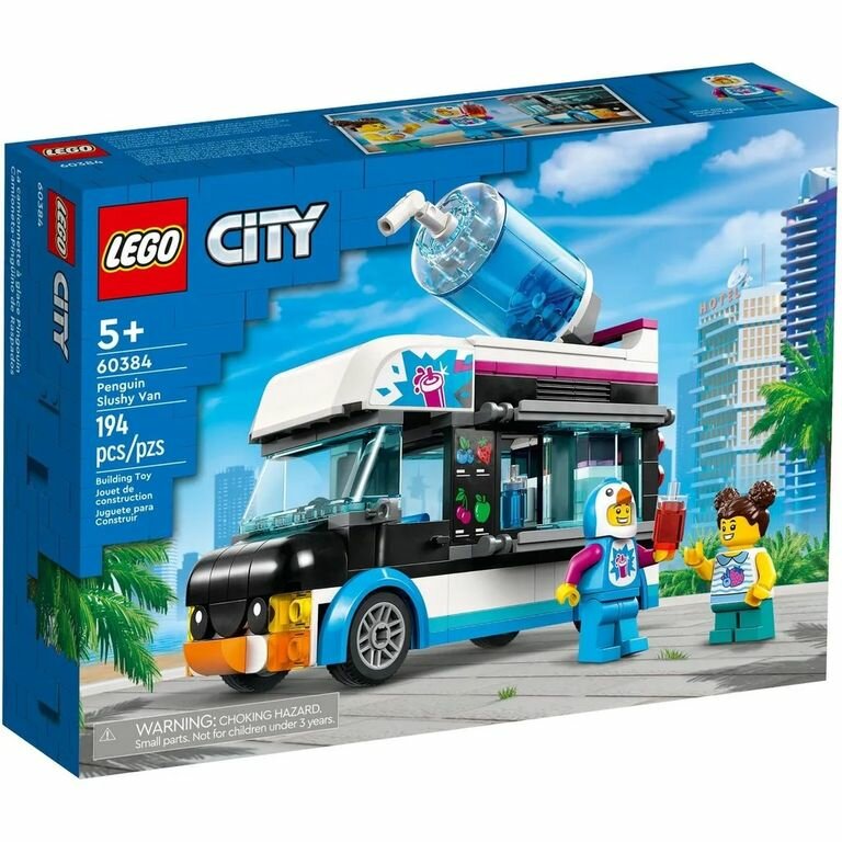 LEGO City Конструктор Penguin Slushy Van, 60384