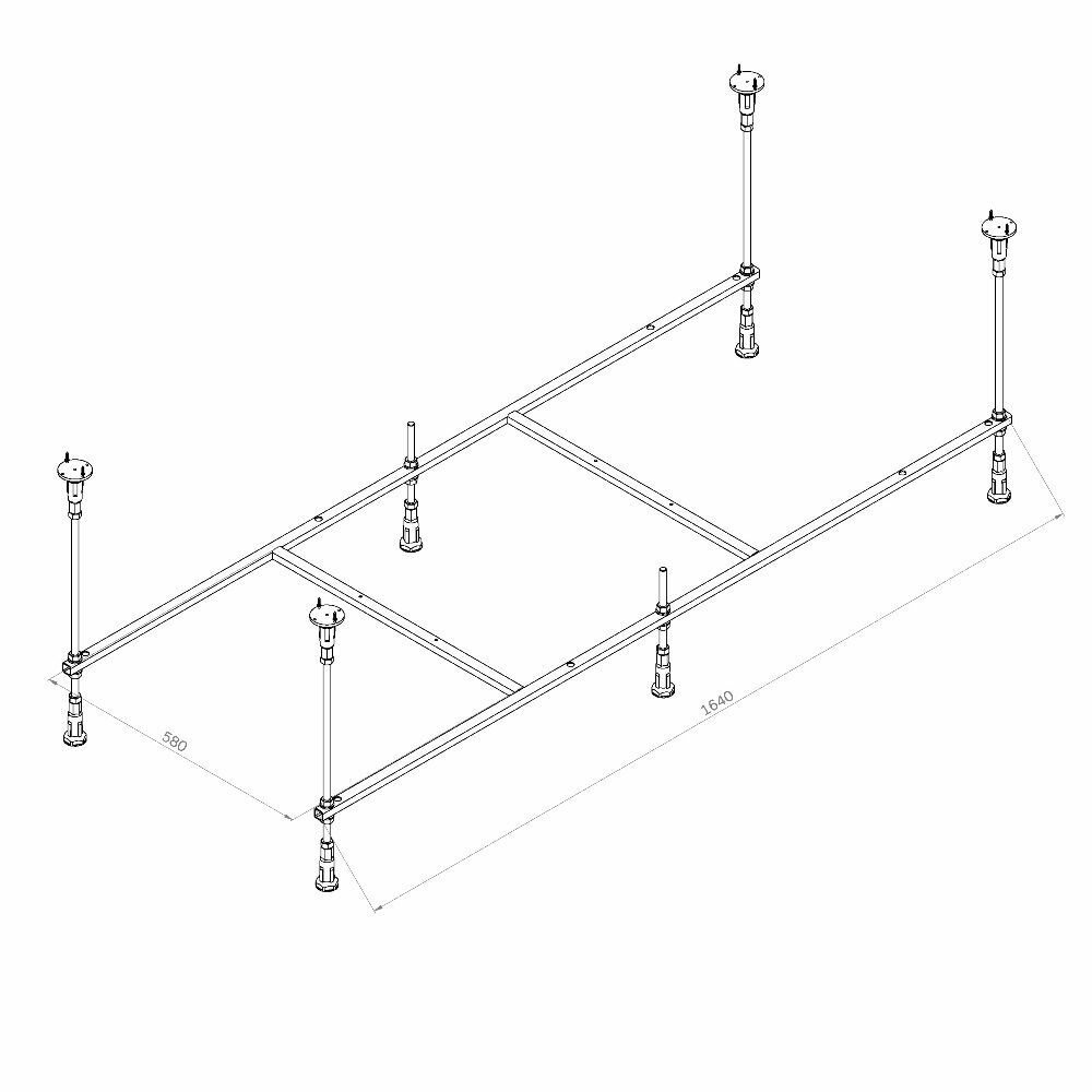 Ванна акриловая AM.PM X-Joy 170x70 комплект 2 в 1: ванна с каркасом; анатомическая форма: поддержка спины, усиленный корпус, гарантия 15 лет, - фотография № 14