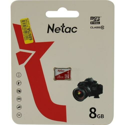 SD карта Netac NT02P500ECO-008G-S