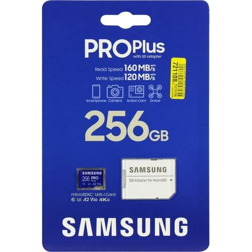 SD карта Samsung PRO Plus MB-MD256KA/KR