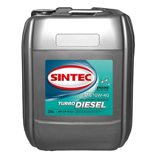 SINTEC Turbo Diesel 10W40 API CF-4/CF/SJ (20 л)