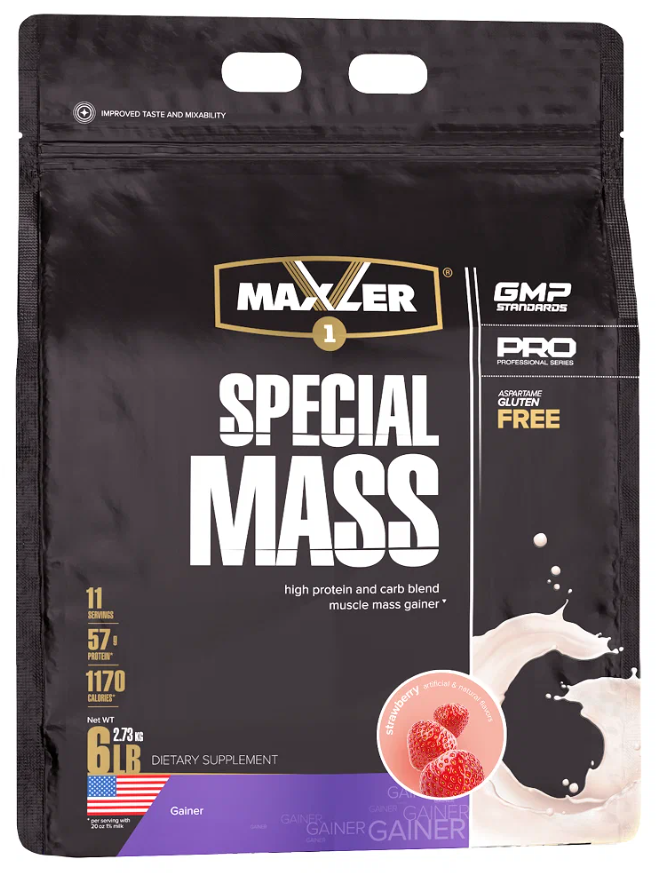 клубника Maxler Special Mass Gainer 2700 гр - 6lb (Maxler)