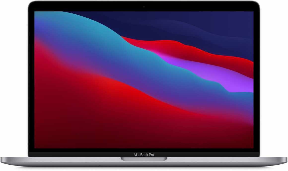 Apple 13.3" Ноутбук Apple MacBook Pro 13 Late 2020 2560x1600, Apple M1 3.2 ГГц, RAM 8 ГБ, SSD 512 ГБ, Apple graphics 8-core, macOS, MYD92LL/A, серый космос