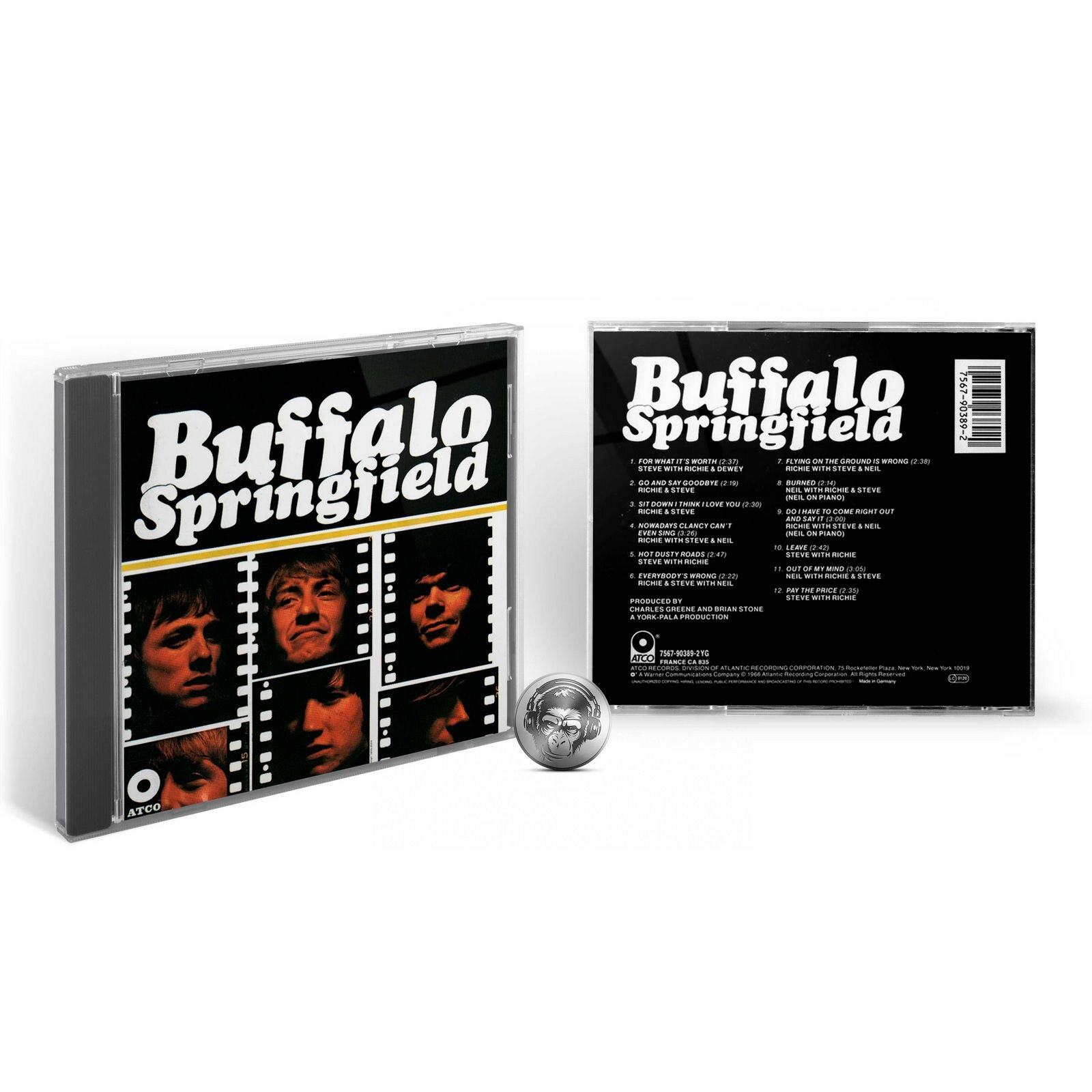 Buffalo Springfield - Buffalo Springfield (1CD) 1991 Atlantic, Jewel Аудио диск