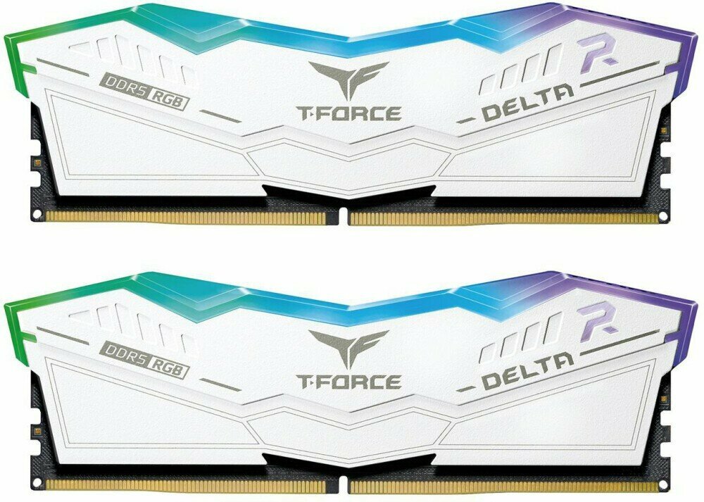 Оперативная память 32Gb DDR5 7000MHz Team T-Force Delta RGB (2x16Gb KIT) (FF4D532G7000HC34ADC01)