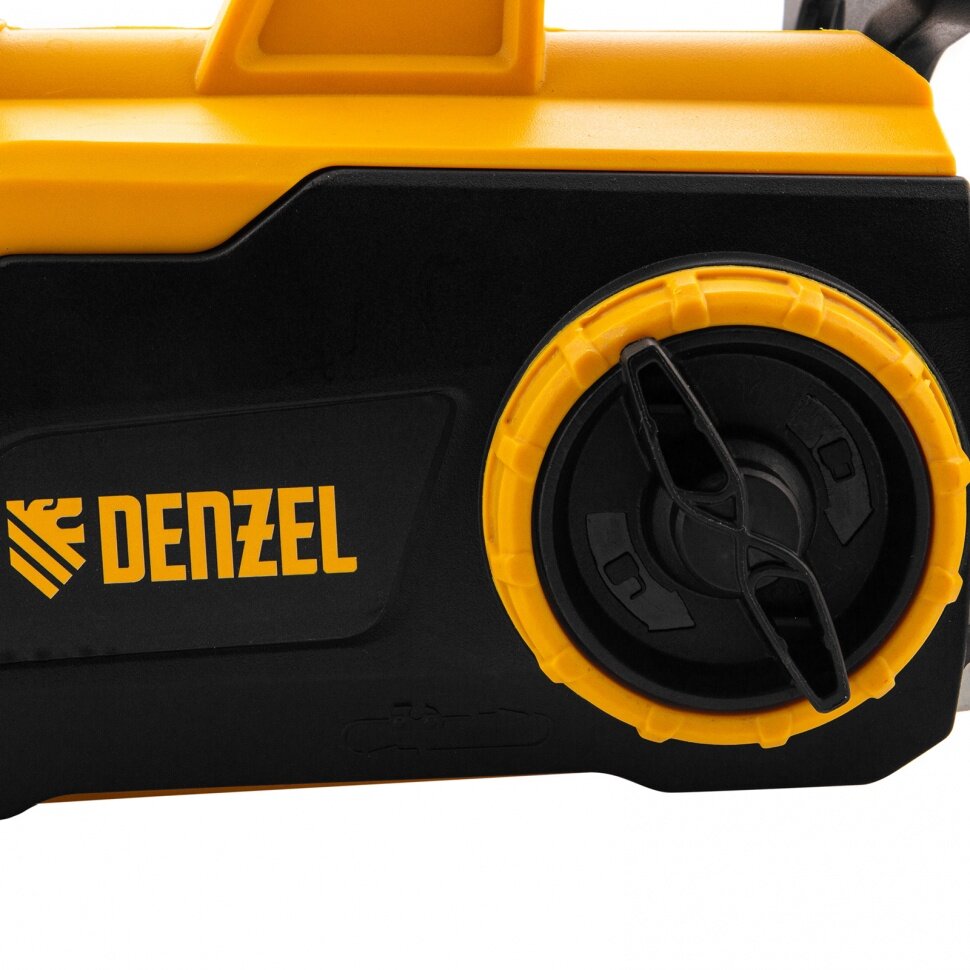 DENZEL Пила цепная электрическая EDS-2200P, 2.2 кВт,поперечная, шина 45 см, шаг 3/8, паз 1.3 мм, 63 звена Denzel - фотография № 7