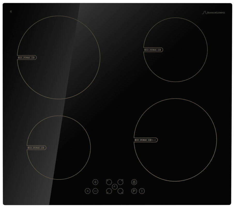 Индукционная встраиваемая варочная панель Schaub Lorenz SLK IY6143, 60см, чёрный, стеклокерамика - фото №1
