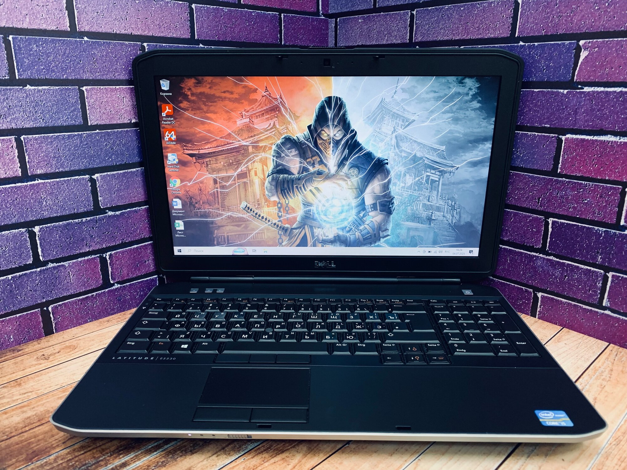 Ноутбук Dell Latitude E5530 15.6 HD, Intel Core i5 3340M, SSD 256ГБ, RAM 6ГБ, Intel HD Graphics 4000, Windows 10