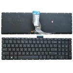 Клавиатура HP Pavilion 17-AB204UR черная с подсветкой - изображение