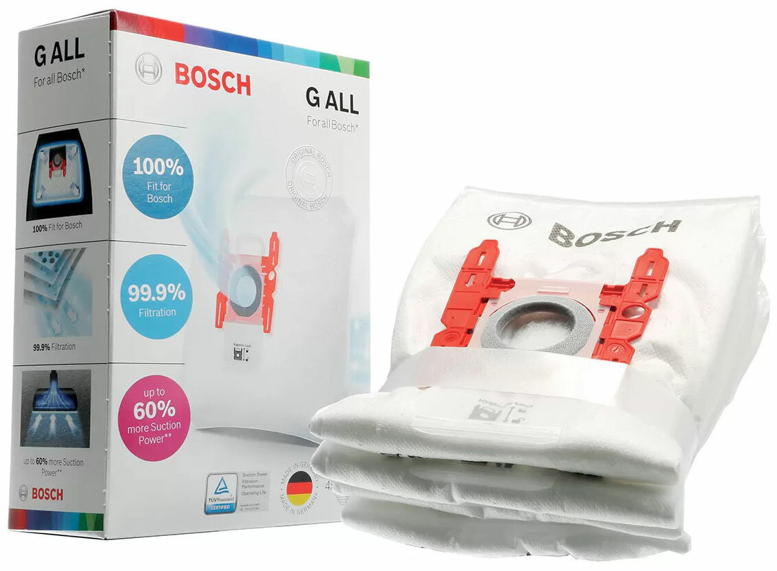 Набор пылесборников Bosch PowerProtect тип ''G ALL'' 4 шт. 17003048