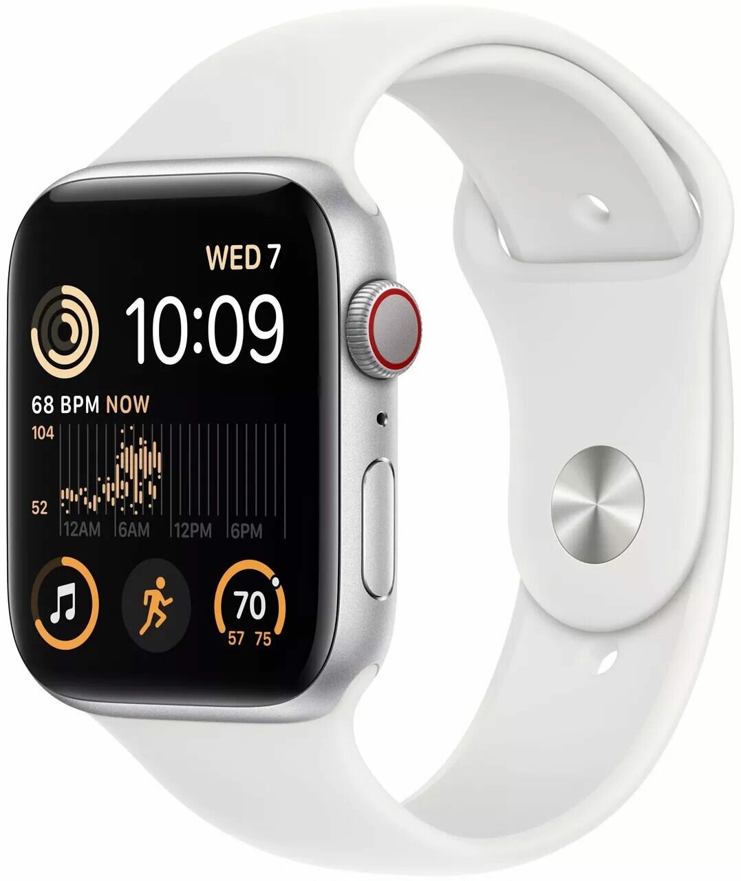 Умные часы Apple Watch Series SE GPS Gen 2 44 mm Aluminium Case with Sport Band Silver
