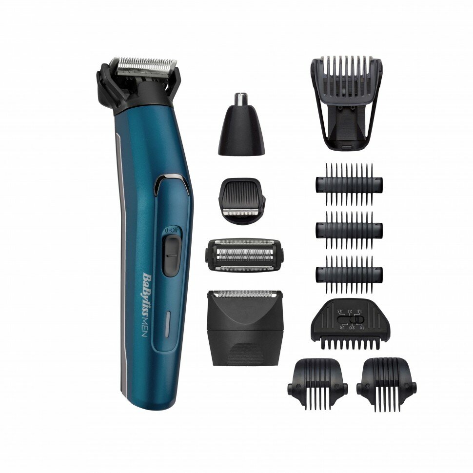 Триммер Babyliss MT890E, сеть/аккумулятор, синий