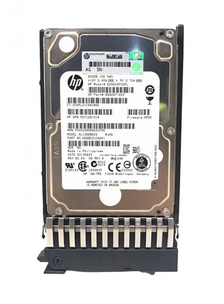   HP 689287-003 600Gb SAS 2,5" HDD