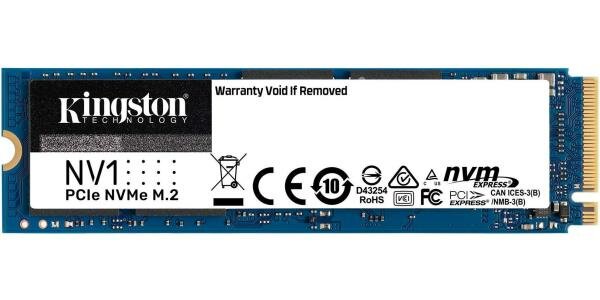 Твердотельный накопитель SSD M.2 2 Tb Kingston NV1 Read 2100Mb/s Write 1700Mb/s 3D QLC NAND (SNVS/2000G)