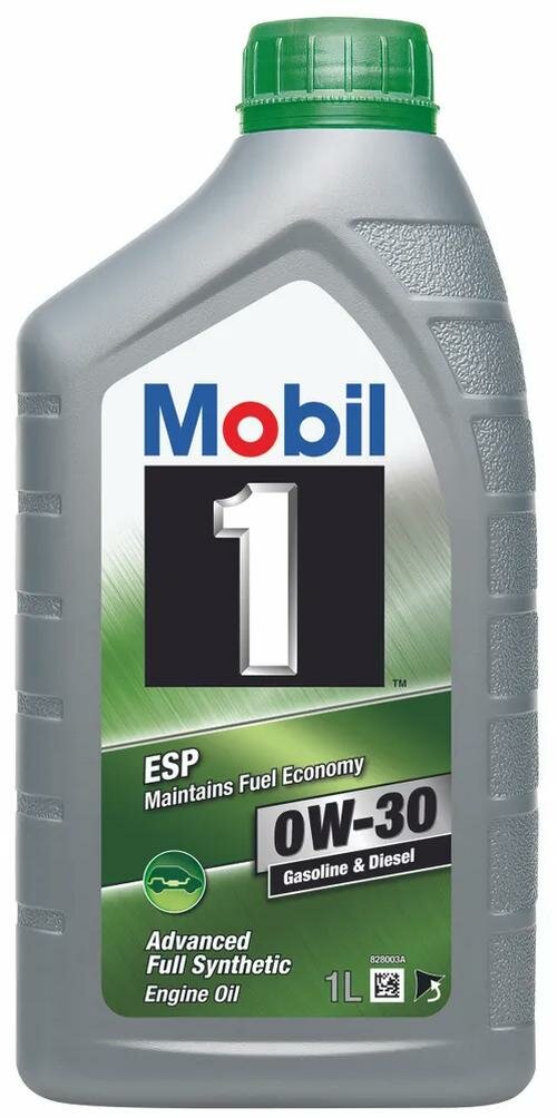 Моторное масло Mobil 1 ESP 0W-30 (1л) синтетическое (арт. 153753) MOB1-0W30ESP-1L