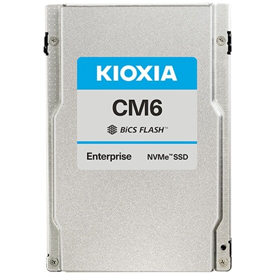 Накопитель SSD 2.5" (U3 15mm) Kioxia Enterprise CM6-R, 3.2TB, PCIe 4.0 Gen4 1x4, NVMe, 6900MB/s/4200MB/s, 96-layer 3D TLC 3 DWPD (KCM61VUL3T20)