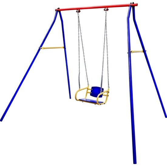 фото Качели дачные Пионер 1К + качели цепные со спинкой