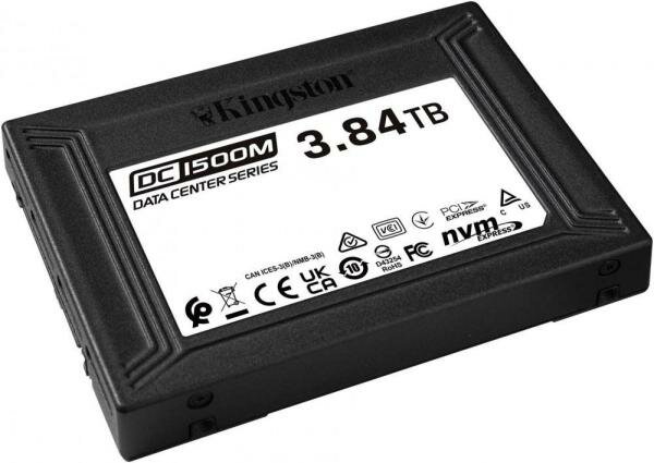 Твердотельный накопитель SSD 2.5 3.84 Tb Kingston DC1500M Read 3100Mb/s Write 2700Mb/s 3D NAND TLC (SEDC1500M/3840G)