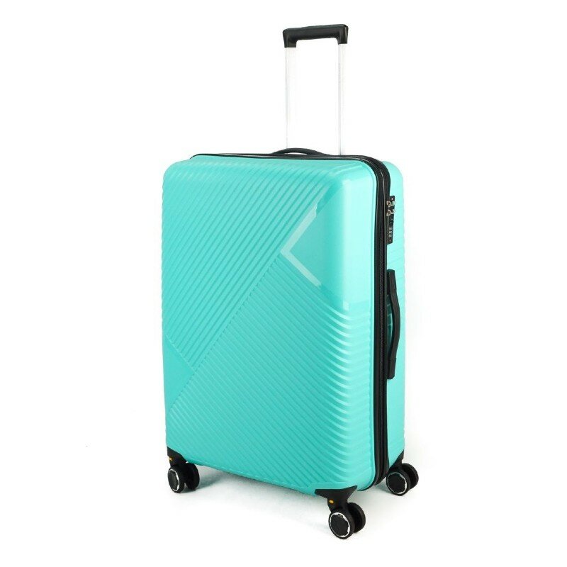 Impreza Delight DLX - Большой чемодан мятного цвета со съемными колесами и расширением