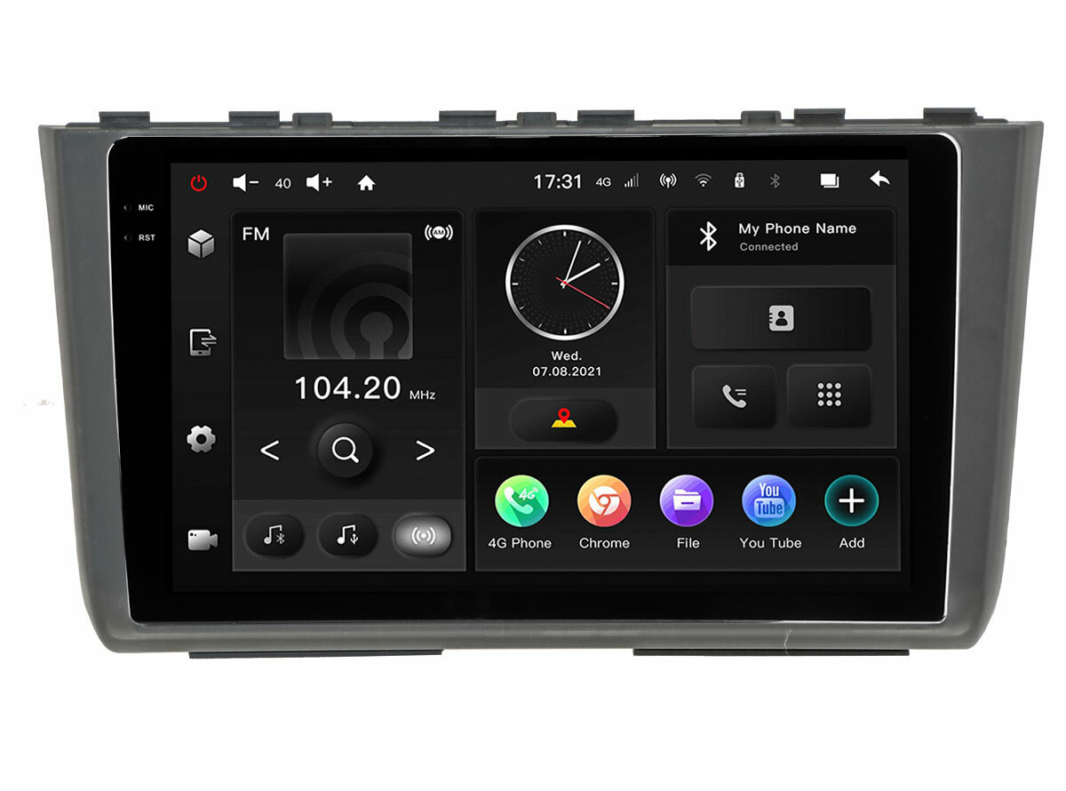 Автомагнитола Hyundai Creta 21+ комп-ции Prime, Classic Android 10 / 2000x1200, Bluetooth, wi-fi, 4G LTE, DSP, 3-32Gb, размер экрана 10,4