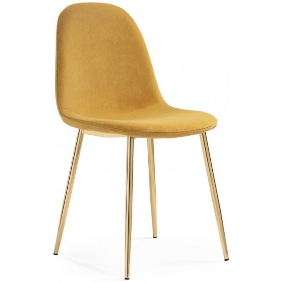 Стул обеденный WOODVILLE Lilu 1 yellow gold