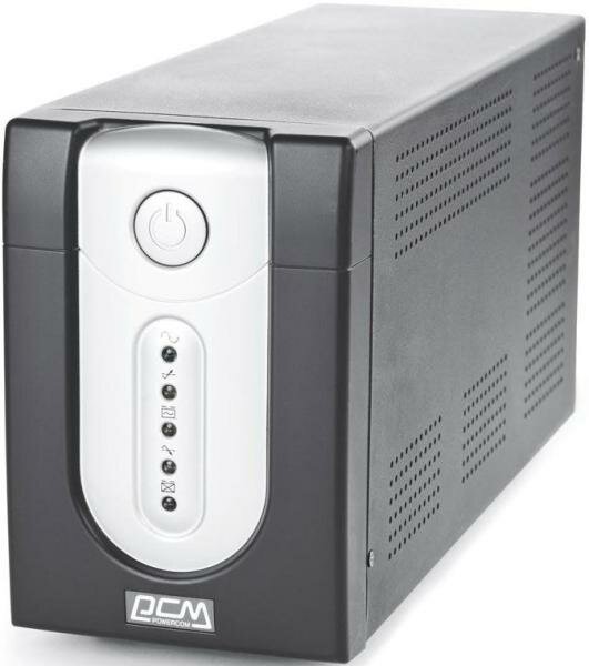 Интерактивный ИБП Powercom Imperial IMP-2000AP черный/серебристый 1200 Вт