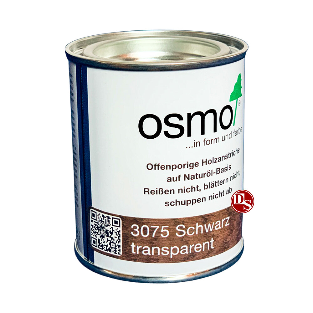 Osmo Масло с твёрдым воском, цветное, Osmo 3075 Hartwachs-Oil Farbig, 125 мл. (Черное)