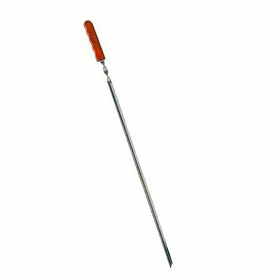 Шампур угловой 60 см. с деревянной ручкой скаут СК-0729 (108)