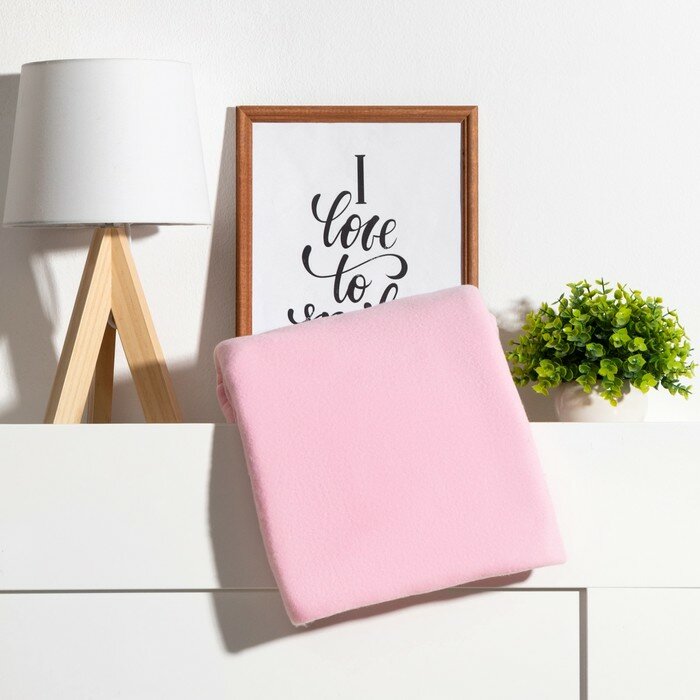 фото Плед "Экономь и Я" Розовый 150*180 см, пл.160 г/м2, 100% п/э для дома