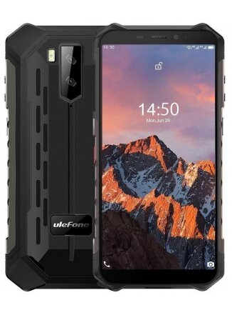 Мобильный телефон Ulefone Armor X5 Pro 4/64 ГБ, черный