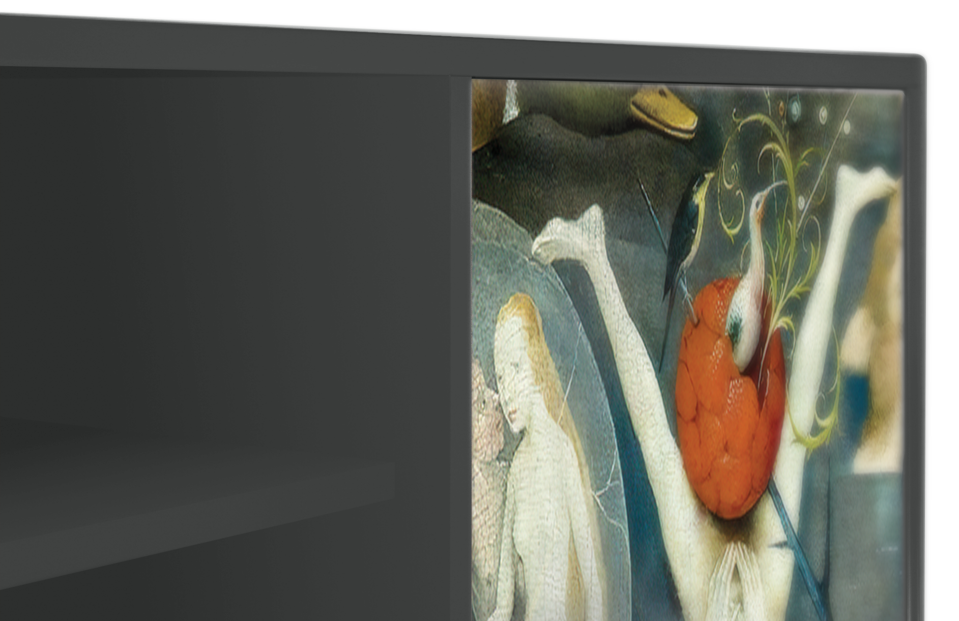 ТВ-Тумба - STORYZ - T2 The Garden Of by Hieronymus Bosch, 170 x 69 x 48 см, Антрацит - фотография № 5