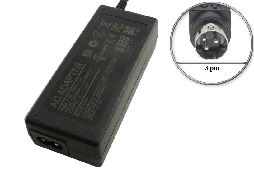 Адаптер (блок) питания 16V 1.5A 24W 3pin (NU40-2160150-I3 V08023 PN40-2160150-I3) для Harman Kardon SoundSticks II SoundSticks III