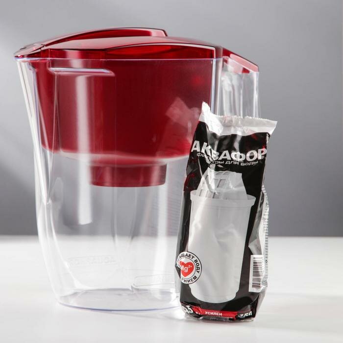 фото Фильтр-кувшин «аквафор-Гарри», 3,9 л, цвет красный