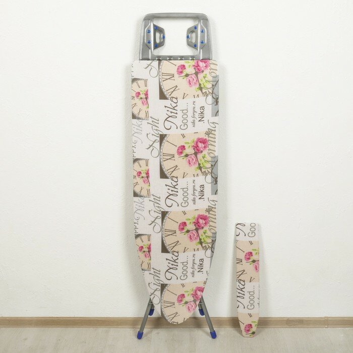 Доска гладильная Nika «Белль Классик 3», 112×34,5 см, два положения высоты 70, 80 см, европодставка микс - фотография № 14
