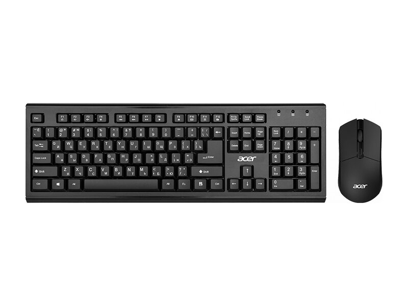 Клавиатура+мышь Acer OKR120 черный (ZL. KBDEE.007)