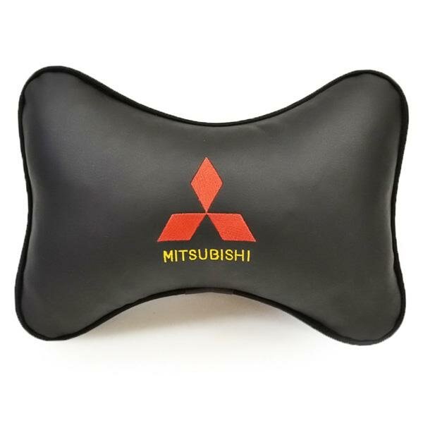 Подушка на подголовник из экокожи MITSUBISHI